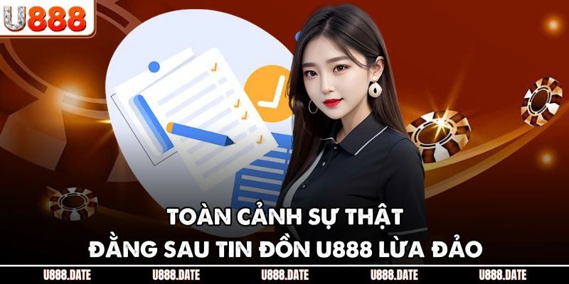 U888 Lừa Đảo – Sự Thật Đằng Sau Những Lời Đồn Ác Ý 2 Toàn cảnh sự thật đằng sau tin đồn U888 lừa đảo